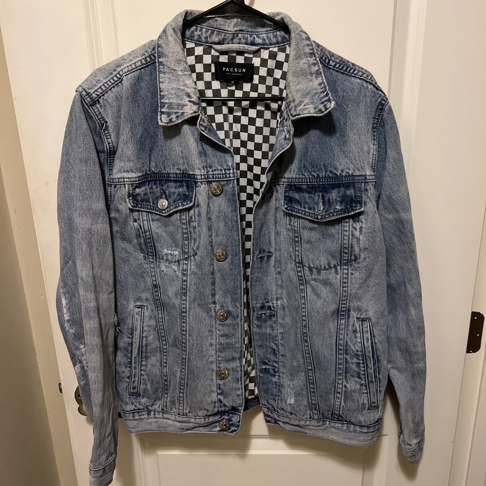 Pacsun Los‎ Angeles Distressed Light Jacket Size M